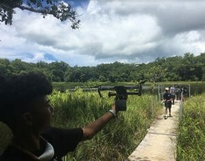 <p>Learning movie-making technologies and making 5-minute documentaries about water issues and solutions, which are presented to the community at large on the last day of the Summit.</p>